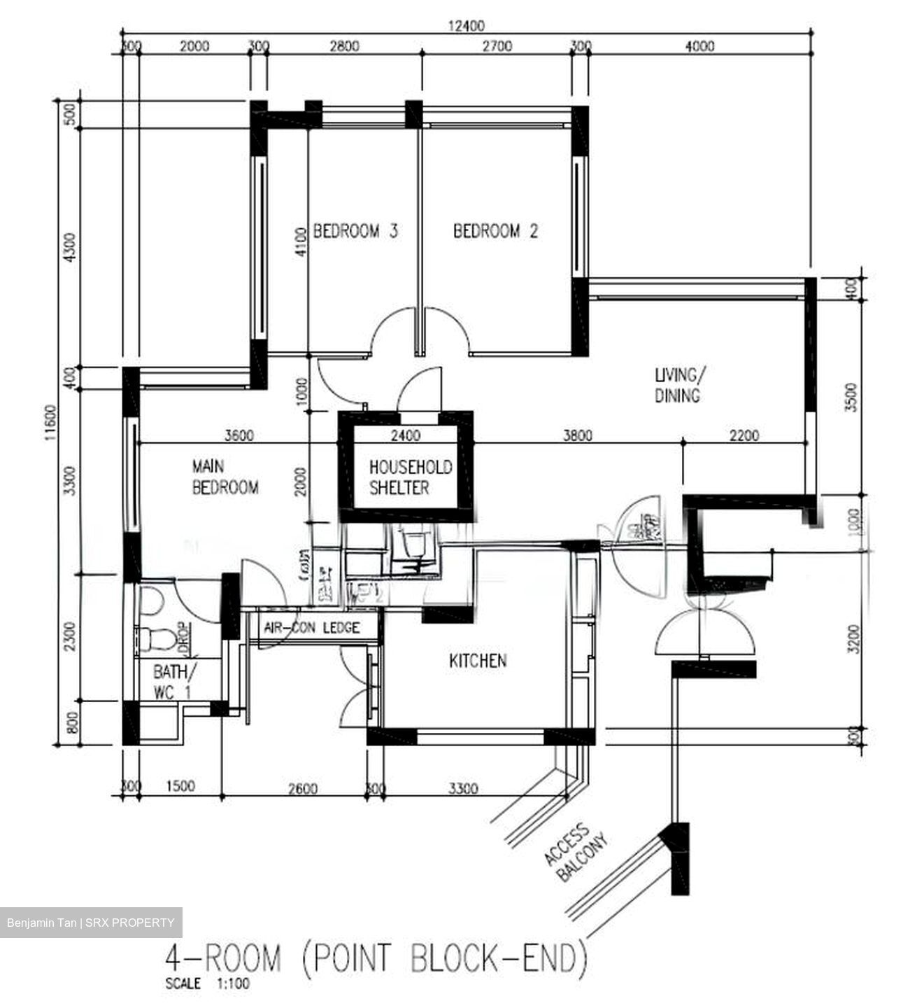 Blk 36 Eunos Court (Geylang), HDB 4 Rooms #503801581